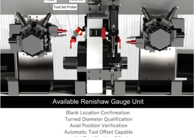 double end turning renishaw gauge unit