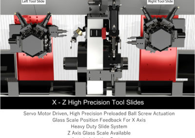 double end turning precision tool slides
