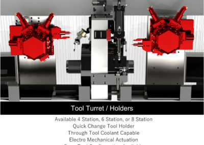 double end turning tool turret holders