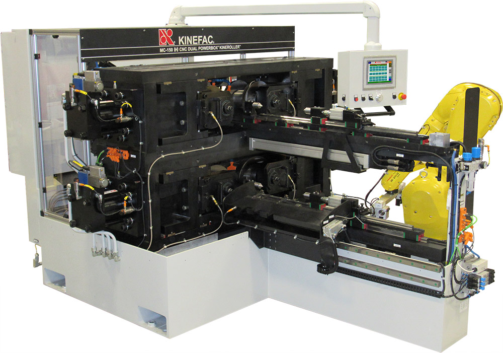 smart automated 2-die thread rolling machine