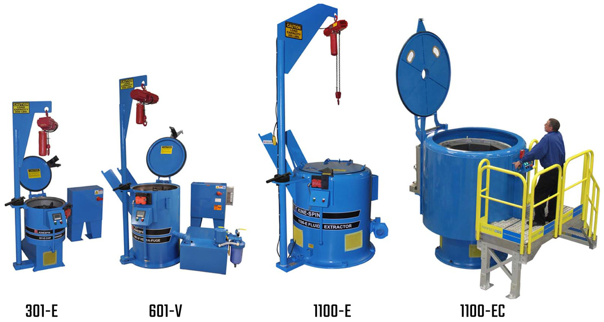 custom sized fluid extractor centrifuges