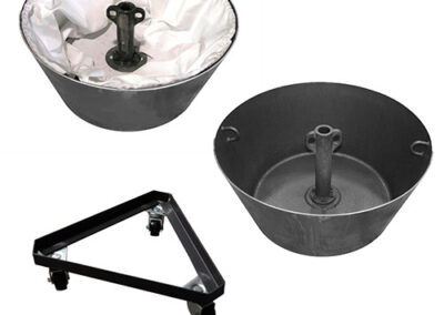 fluid extractor pan baskets dollies